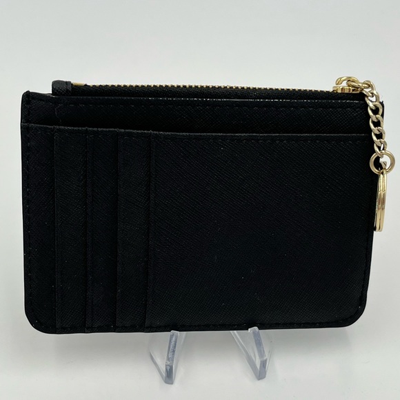 Kate Spade Black Leather Card Holder EUC - Picture 6 of 12